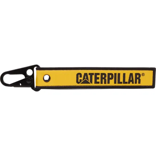 Llavero Cat Unisex Woven Key Tag color amarillo | Platanitos
