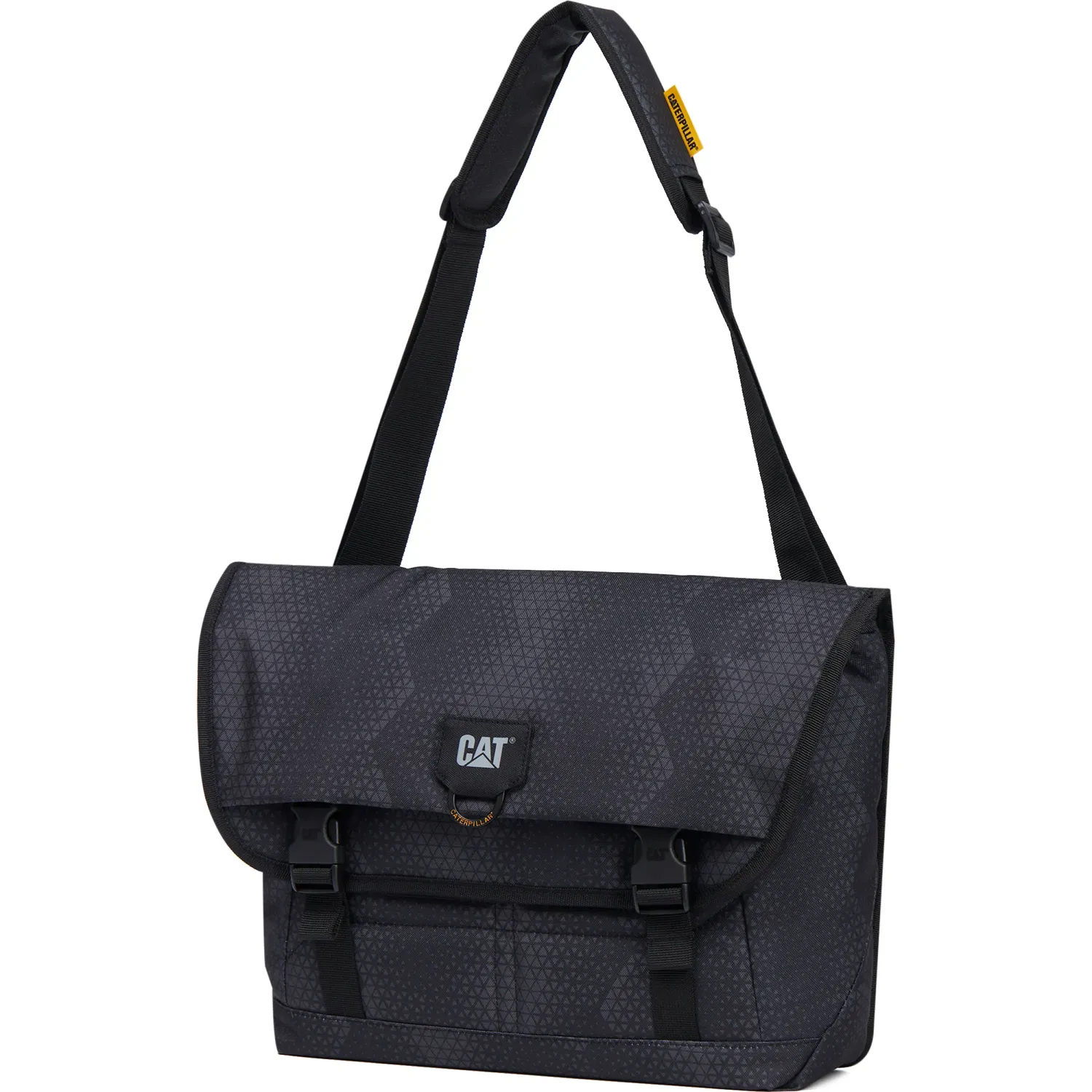 Maletin Cat Deportivo Unisex Roman Messenger Bag color negro | Platanitos