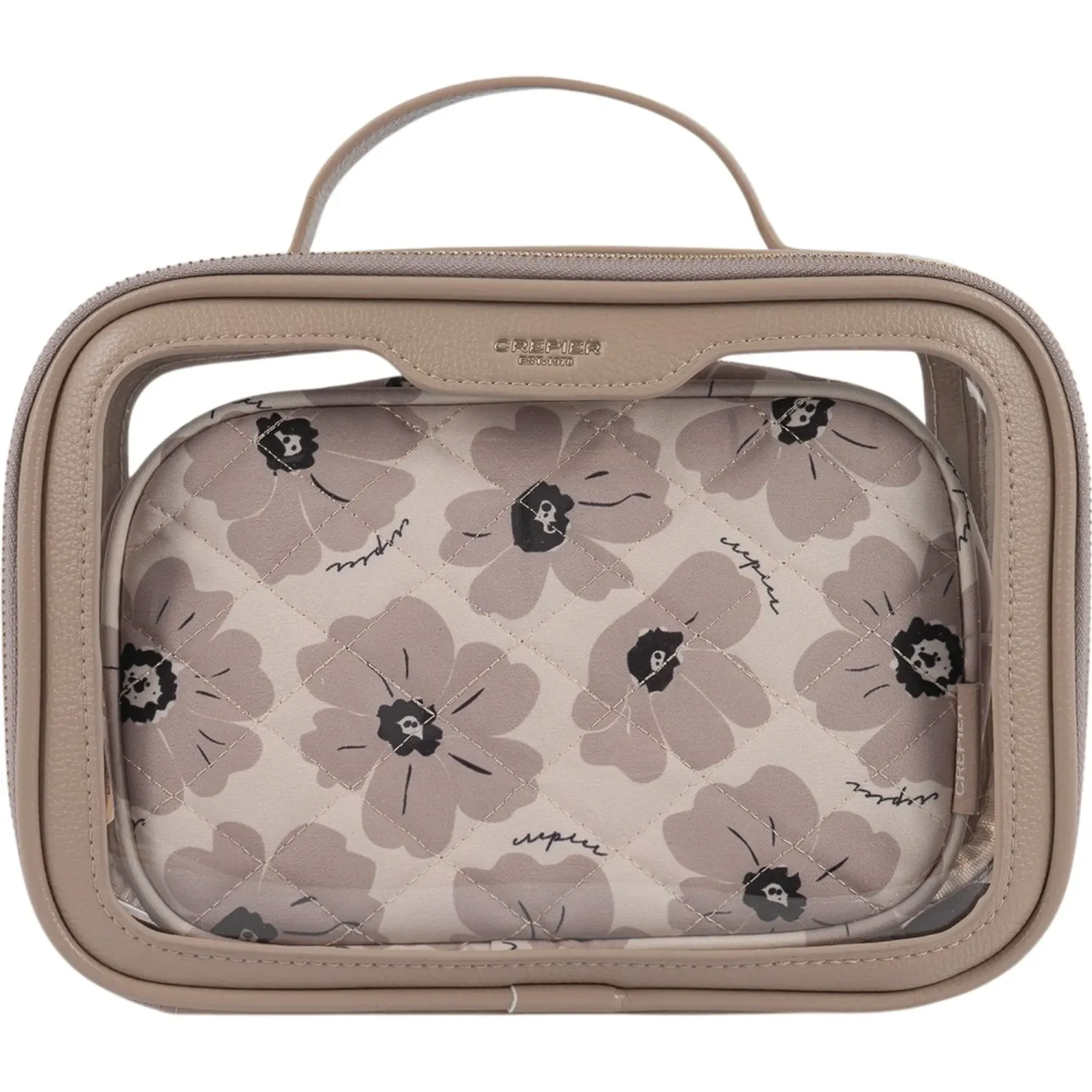 Set Crepier Organizador X2 Ximena Grande color topo | Platanitos