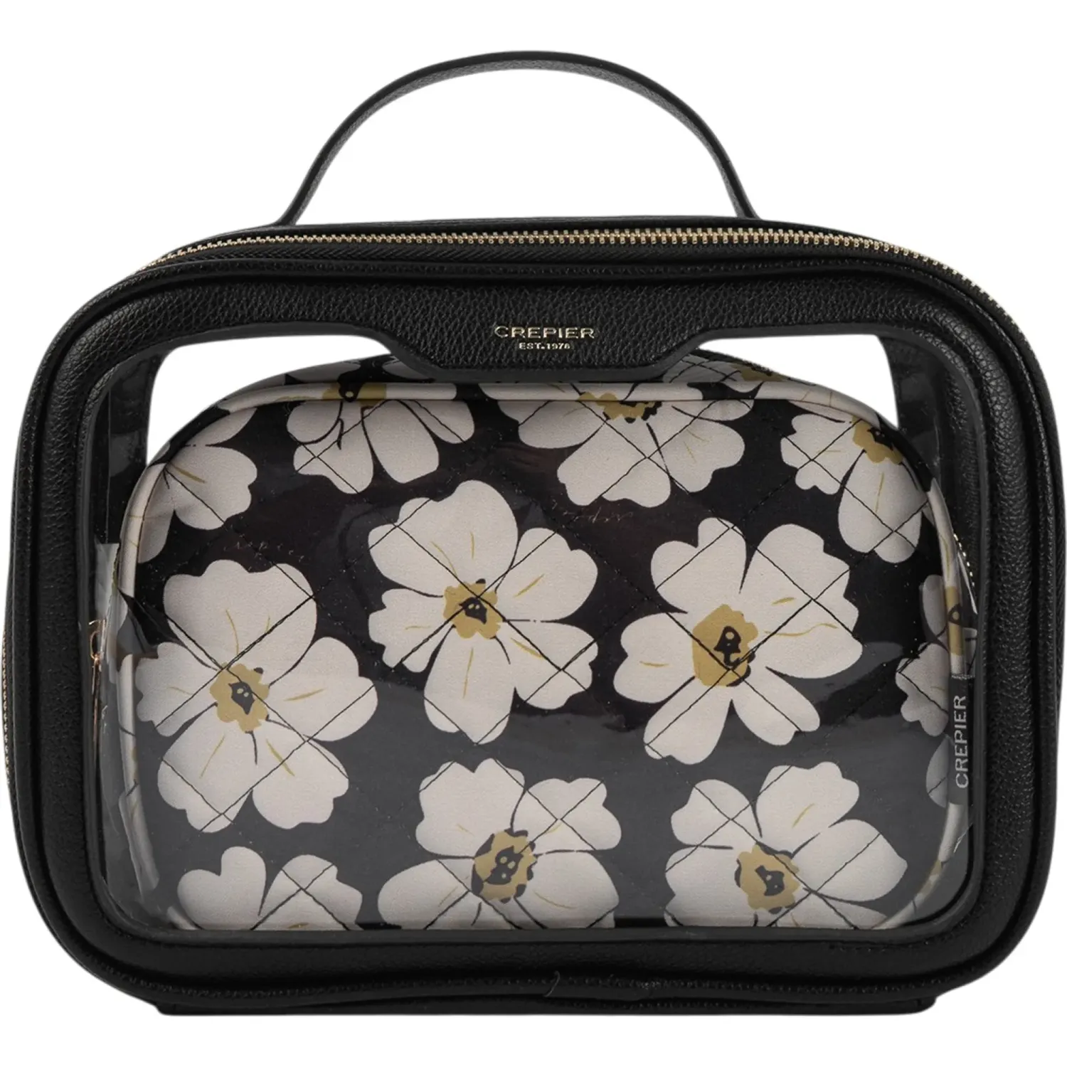 Set Crepier Organizador X2 Ximena Grande color negro | Platanitos