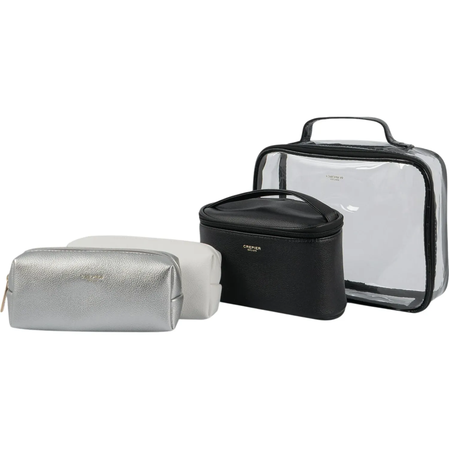 Set Crepier Organizador X4 Lauren Grande color negro | Platanitos