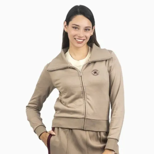 Casaca Converse Deportiva Mujer Urban Muse color beige | Platanitos