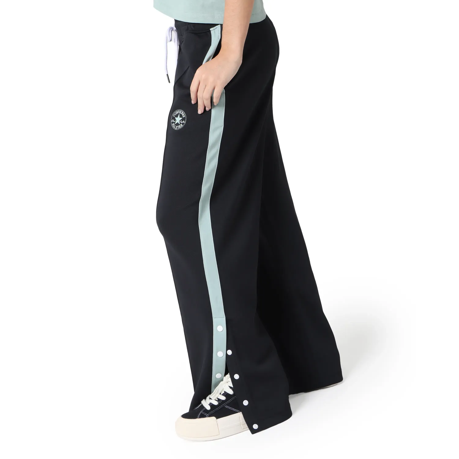 Pantalon Converse Deportivo Mujer Urban Muse color negro | Platanitos