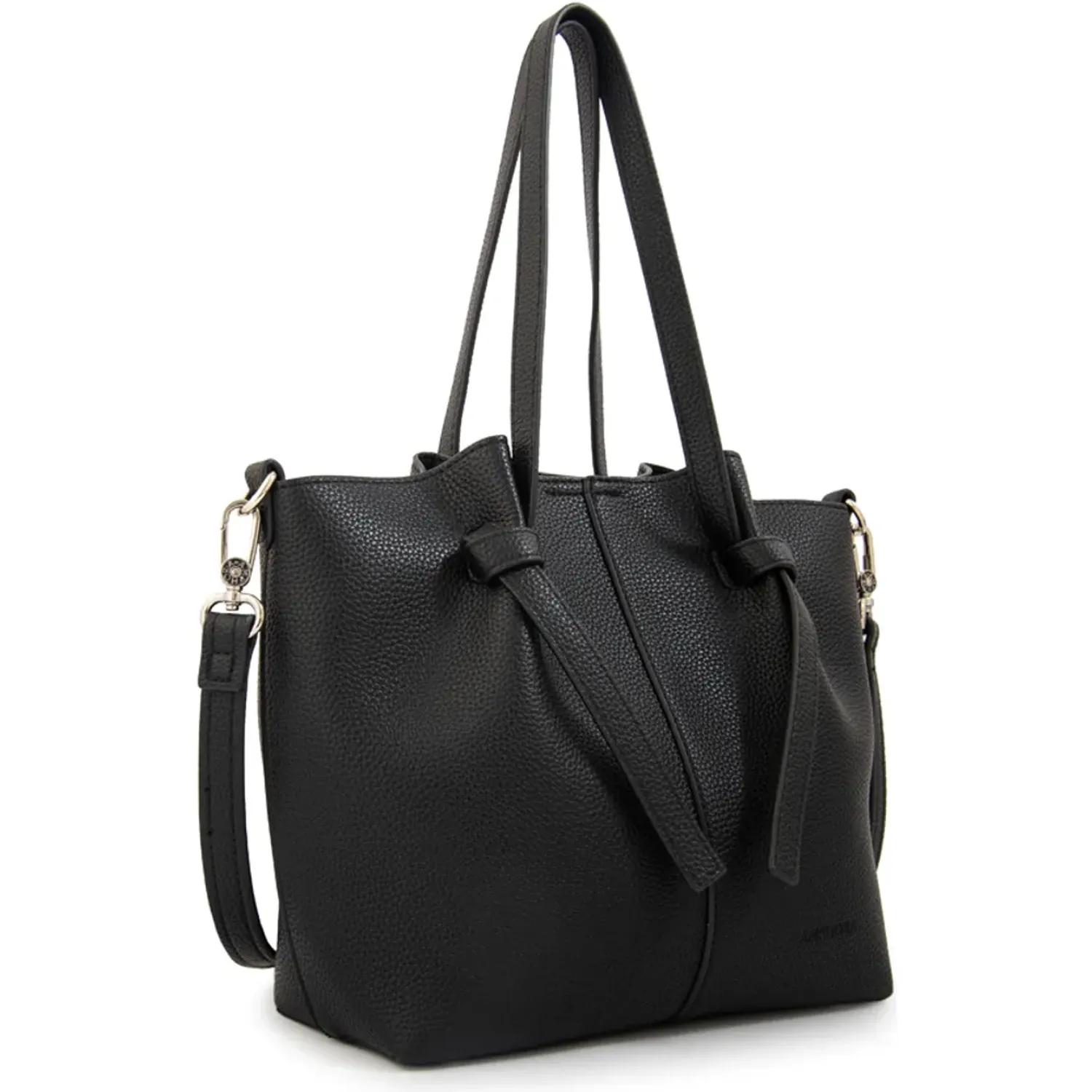 Cartera Amphora Mujer Anna color negro | Platanitos