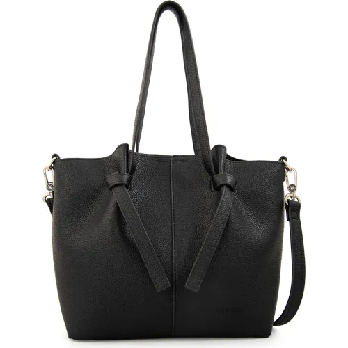 Cartera Amphora Mujer Anna color negro | Platanitos