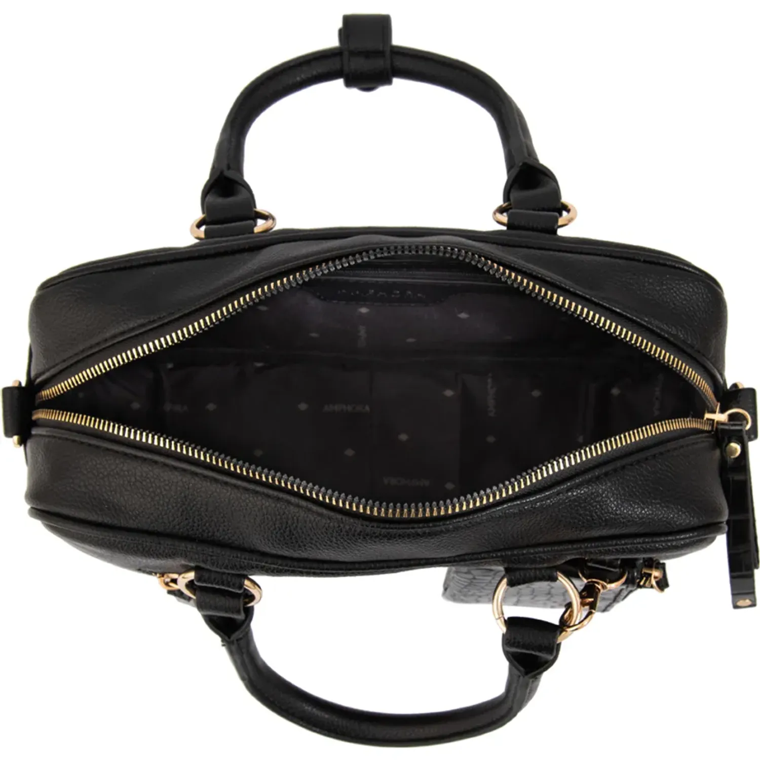 Cartera Amphora Mujer Carlota color negro | Platanitos