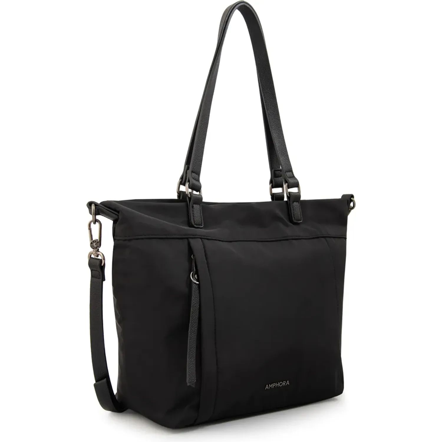Cartera Amphora Mujer Carolina color negro | Platanitos
