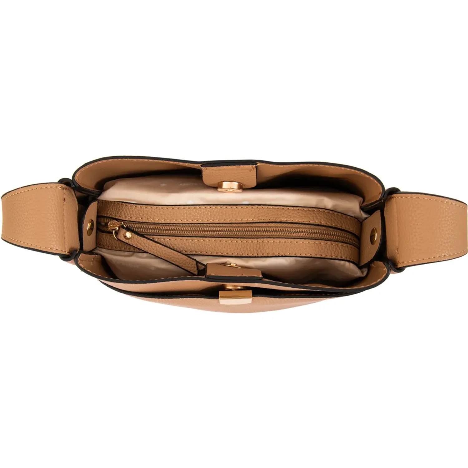 Morral Amphora Mujer Catalina color beige oscuro | Platanitos