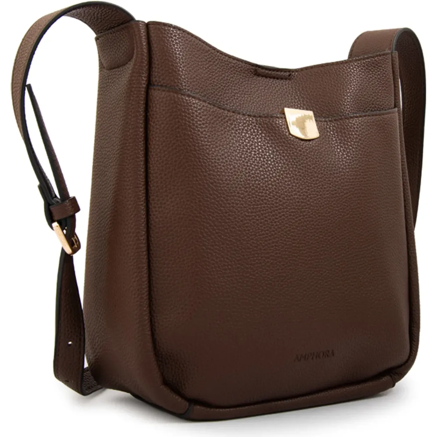 Morral Amphora Mujer Catalina color cafe oscuro | Platanitos