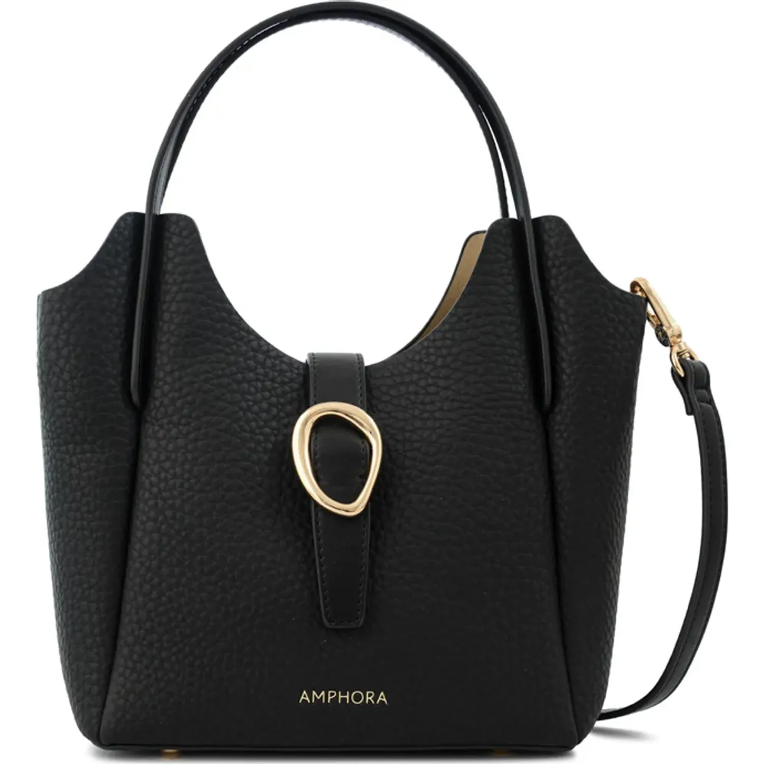 Cartera Amphora Mujer Damaris color negro | Platanitos