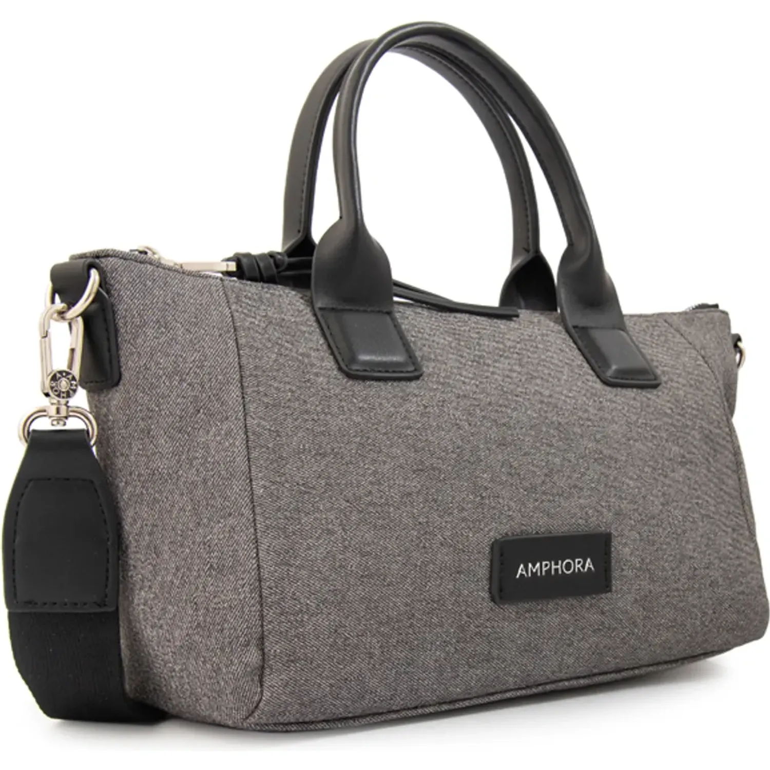Morral Amphora Mujer Emma color negro | Platanitos