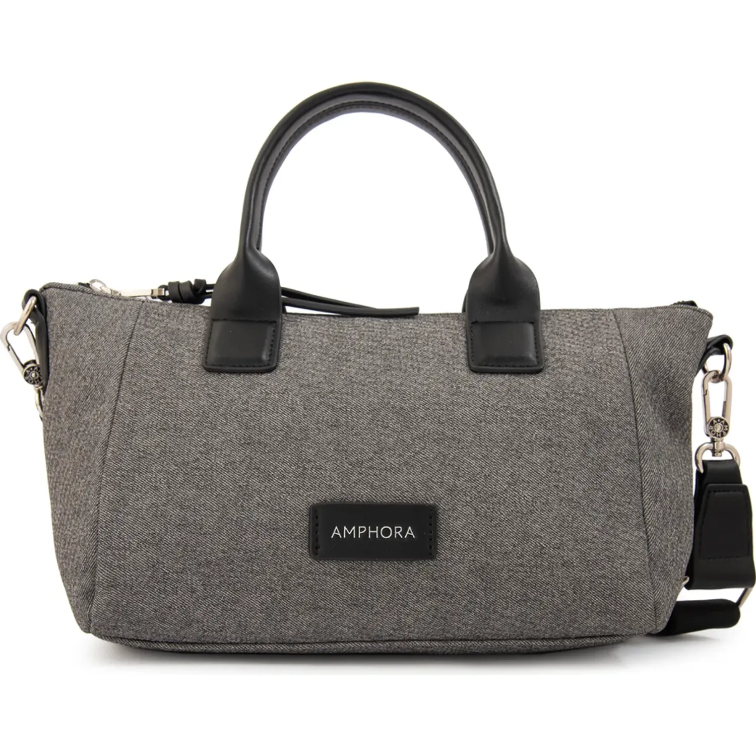 Morral Amphora Mujer Emma color negro | Platanitos