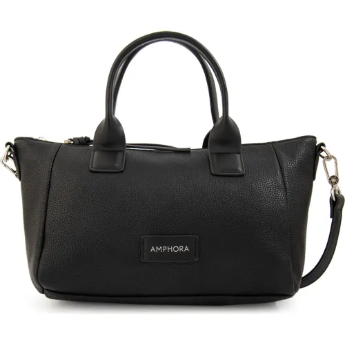Morral Amphora Mujer Emma color negro | Platanitos