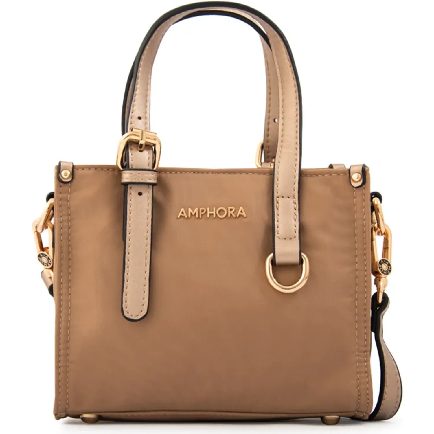Morral Amphora Mujer Fiorela color beige oscuro | Platanitos