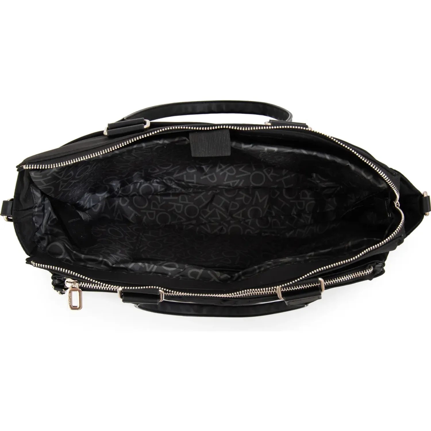 Cartera Amphora Porta Laptop Mujer Gambia color negro | Platanitos