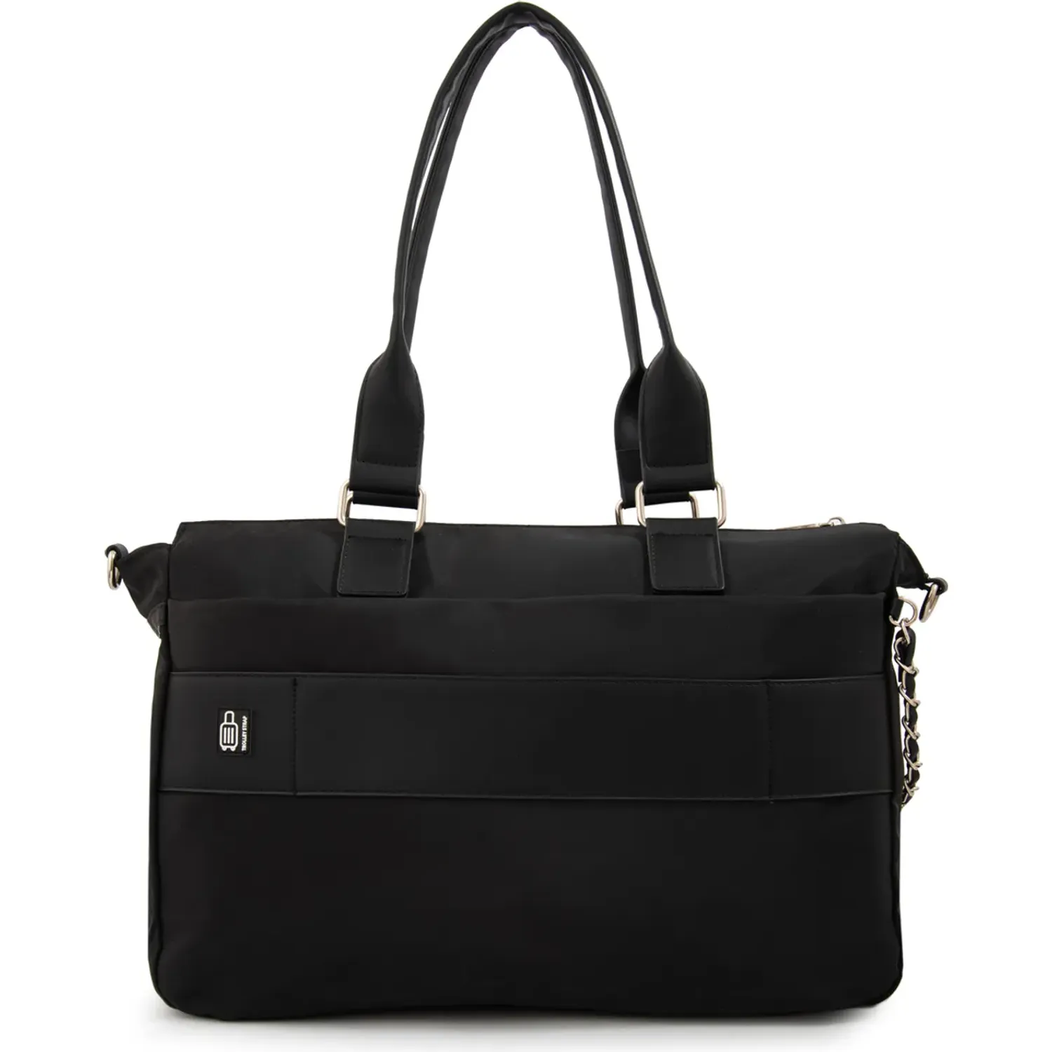 Cartera Amphora Porta Laptop Mujer Gambia color negro | Platanitos