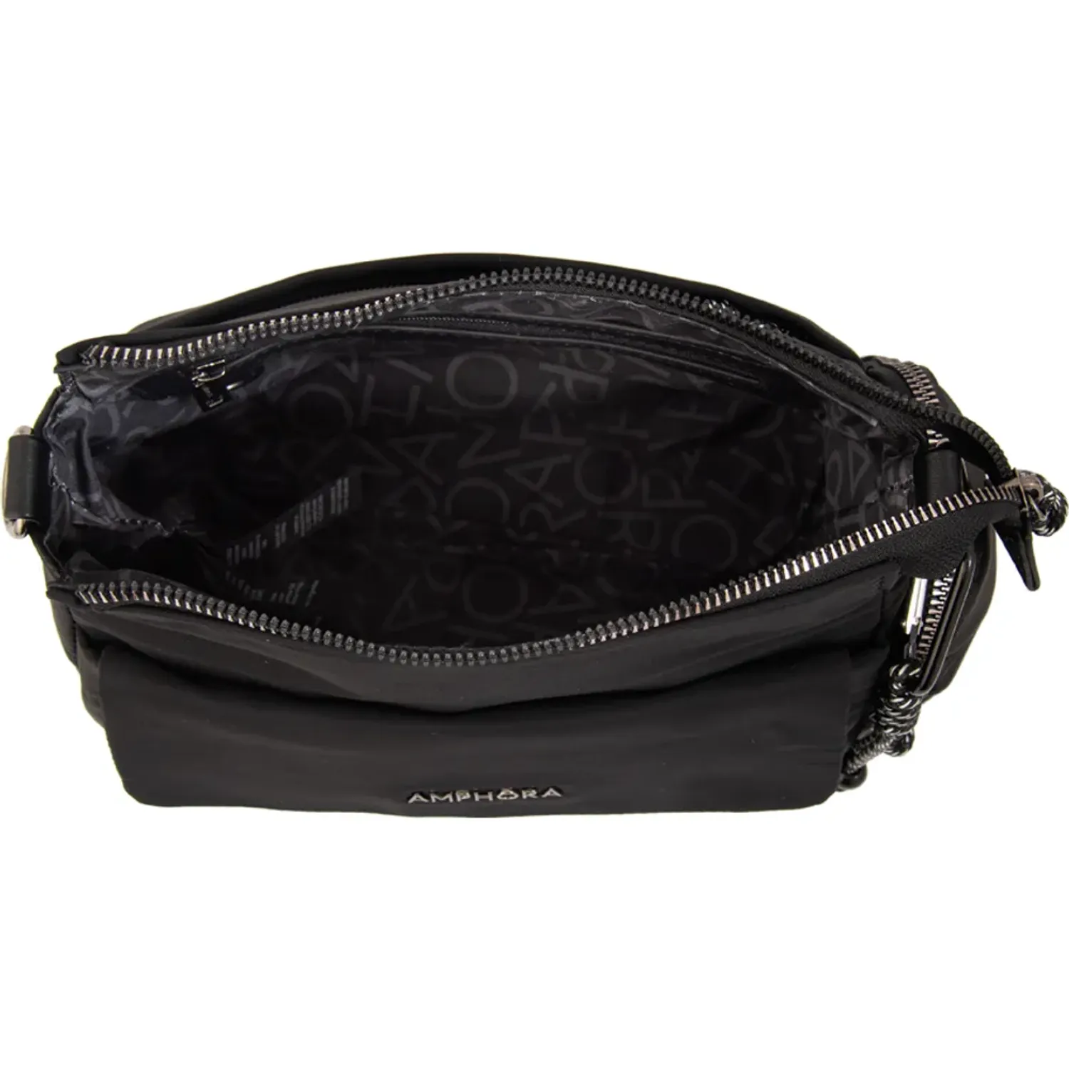 Morral Amphora Mujer Julia color negro | Platanitos