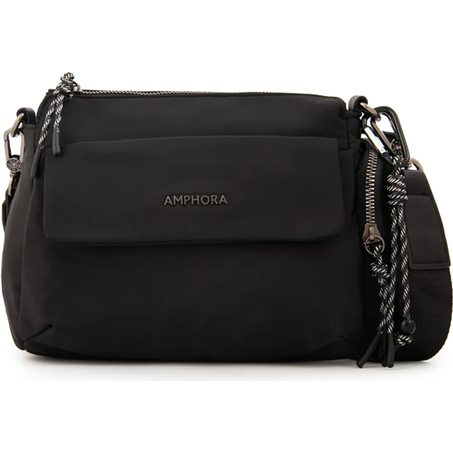 Morral Amphora Mujer Julia color negro | Platanitos