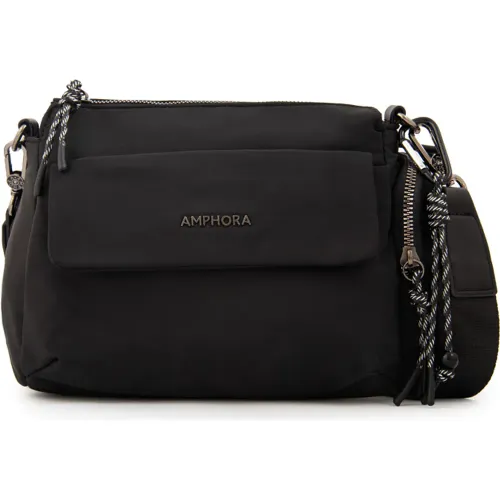 Morral Amphora Mujer Julia color negro | Platanitos