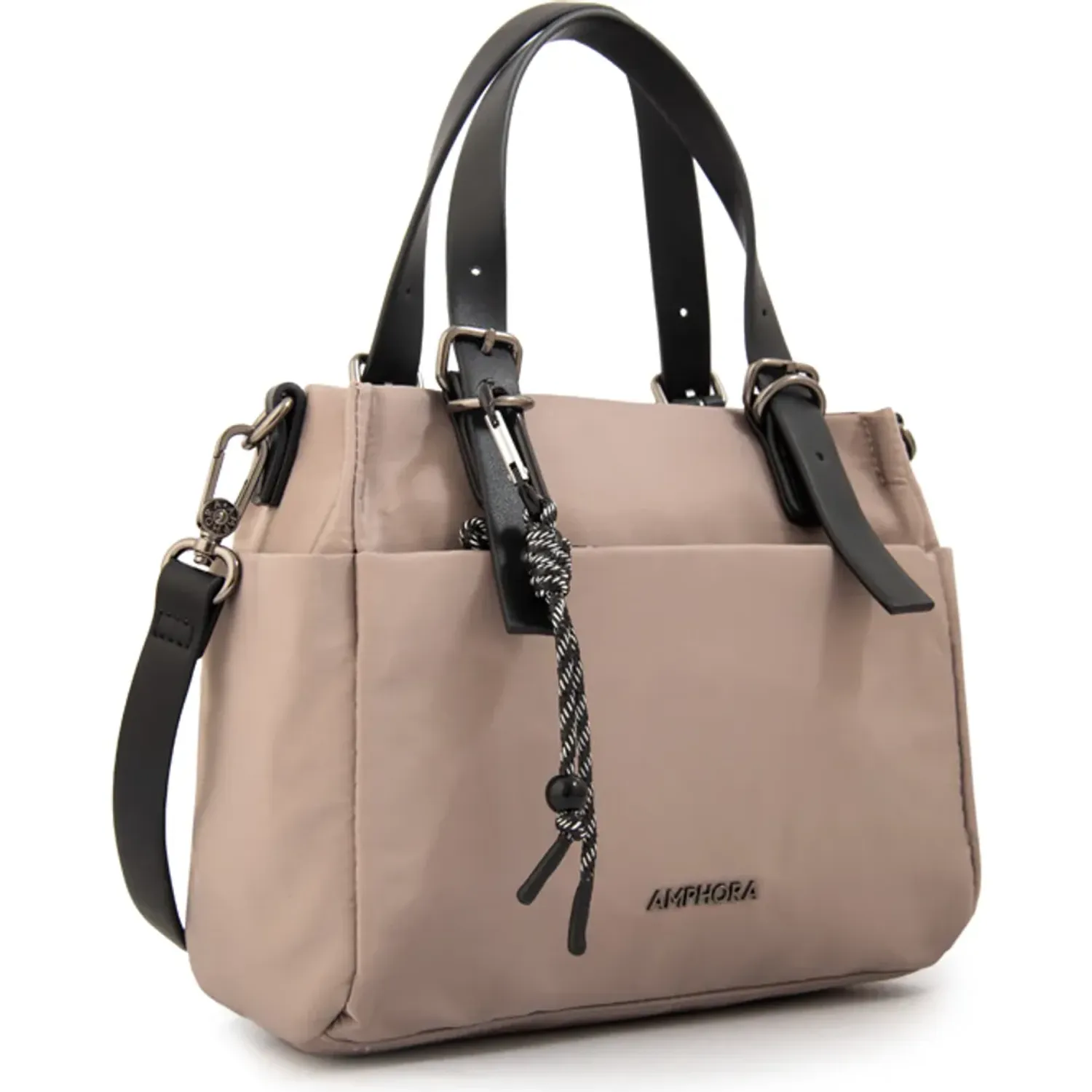 Morral Amphora Mediana Mujer Julia color tostado/taupe | Platanitos