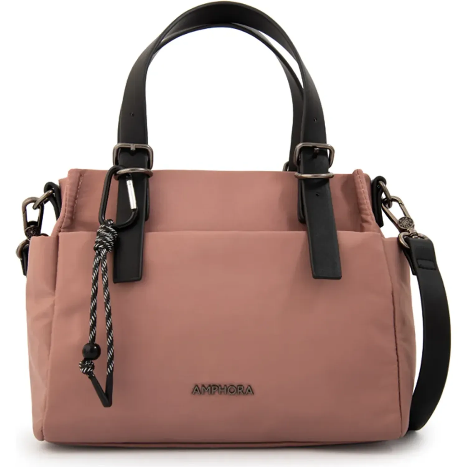 Morral Amphora Mujer Julia color rosa viejo | Platanitos