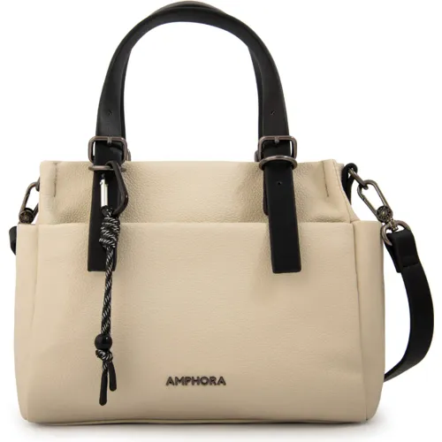 Morral Amphora Mediana Mujer Julia color blanco | Platanitos