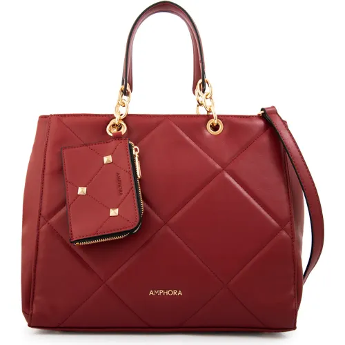 Cartera Amphora Mujer Keny color rojo | Platanitos