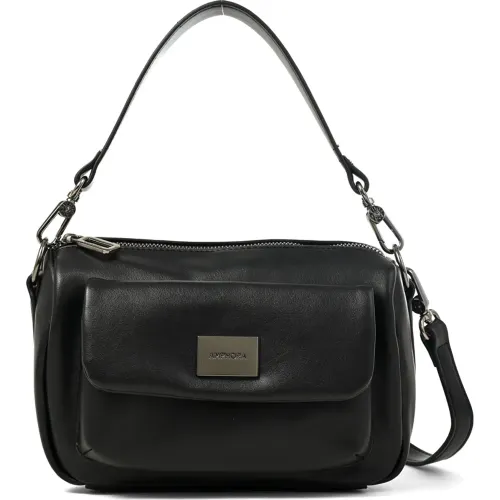 Morral Amphora Mujer Lara color negro | Platanitos