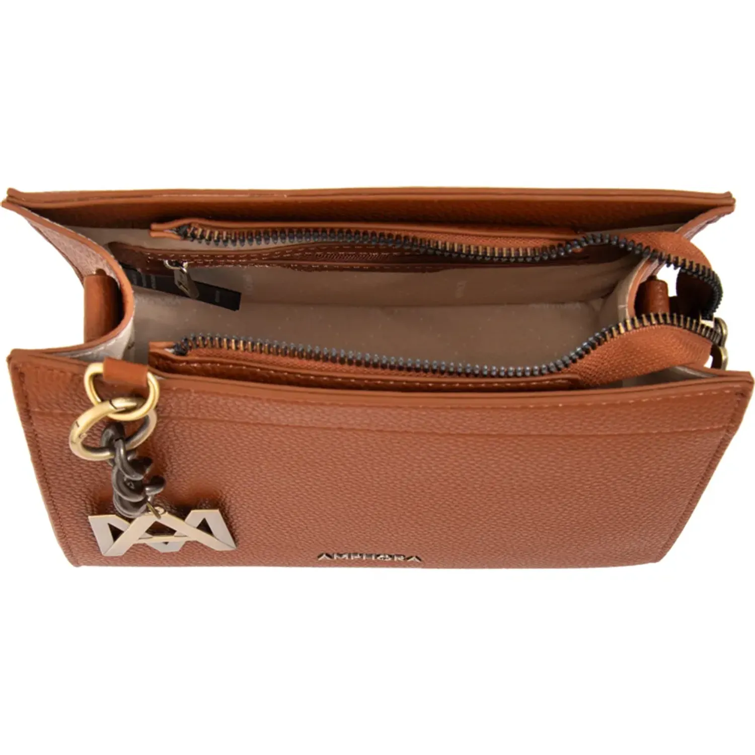Morral Amphora Mujer Miller color camel / cafe claro | Platanitos
