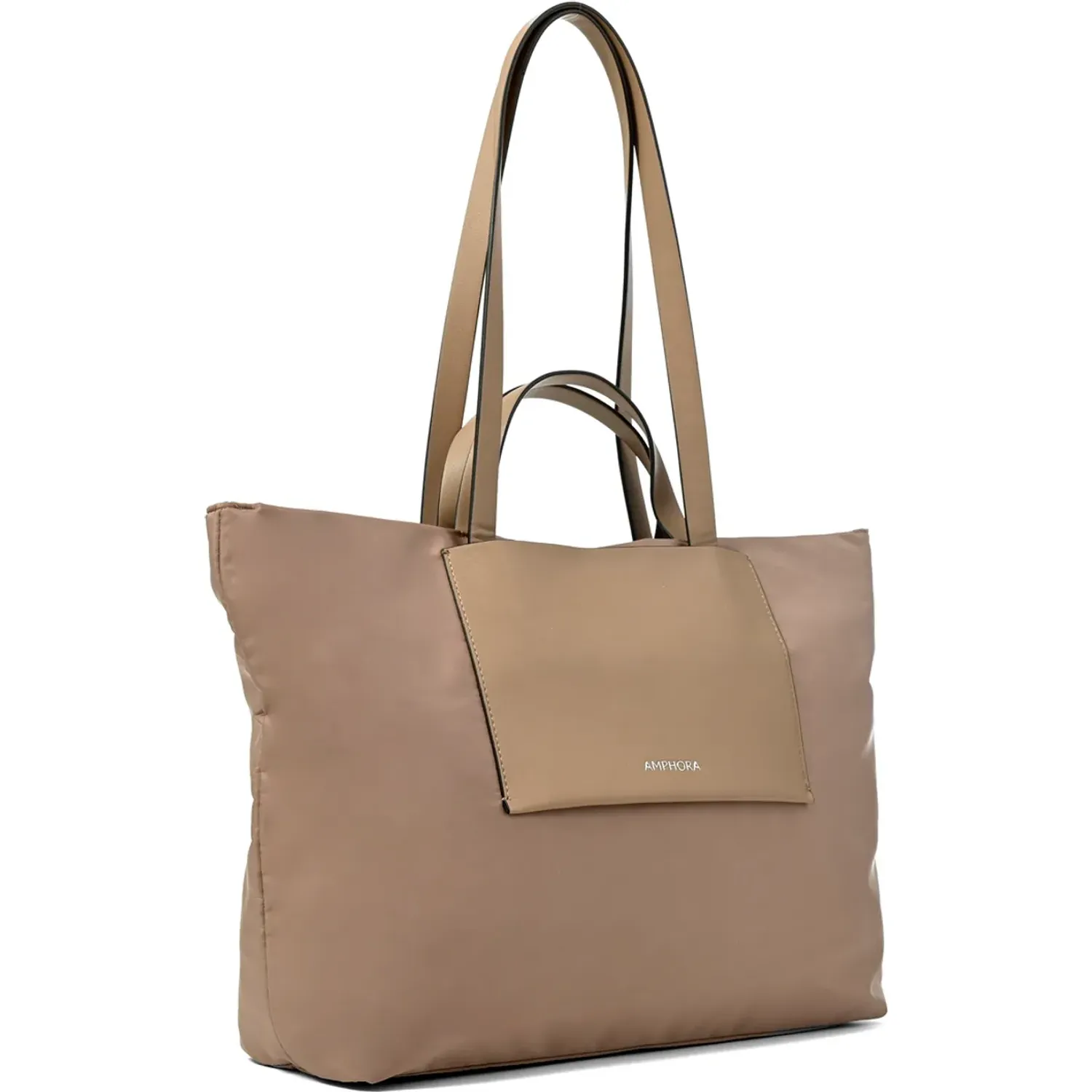 Cartera Amphora Mujer Nadia color beige oscuro | Platanitos