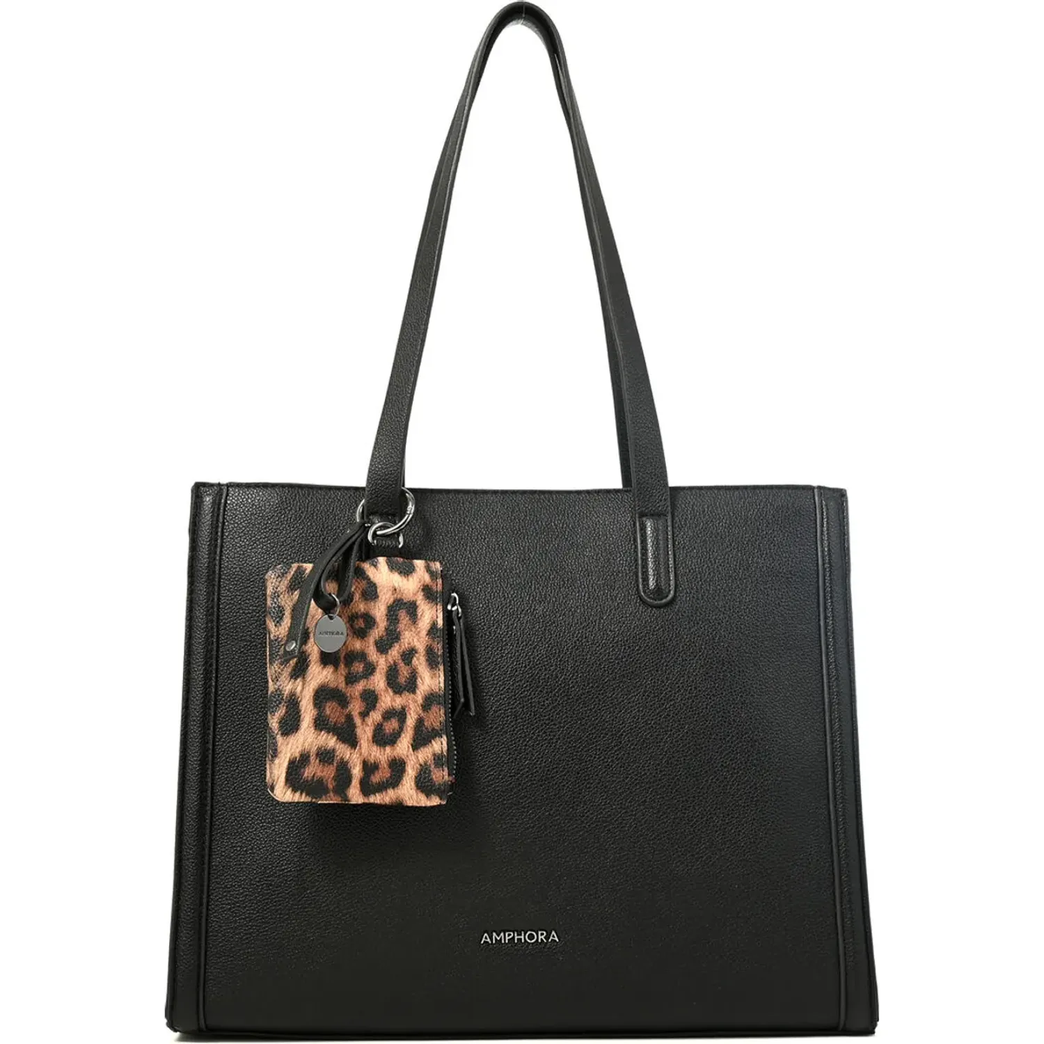 Cartera Amphora Mujer Nora color negro | Platanitos