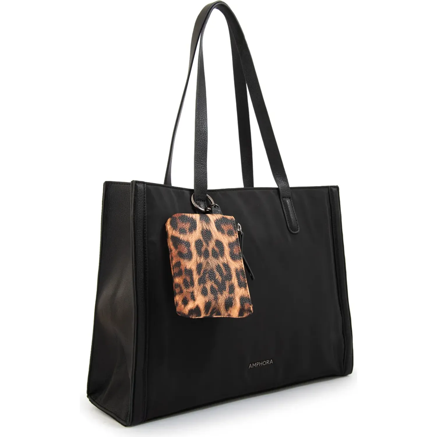 Cartera Amphora Mujer Nora color negro | Platanitos
