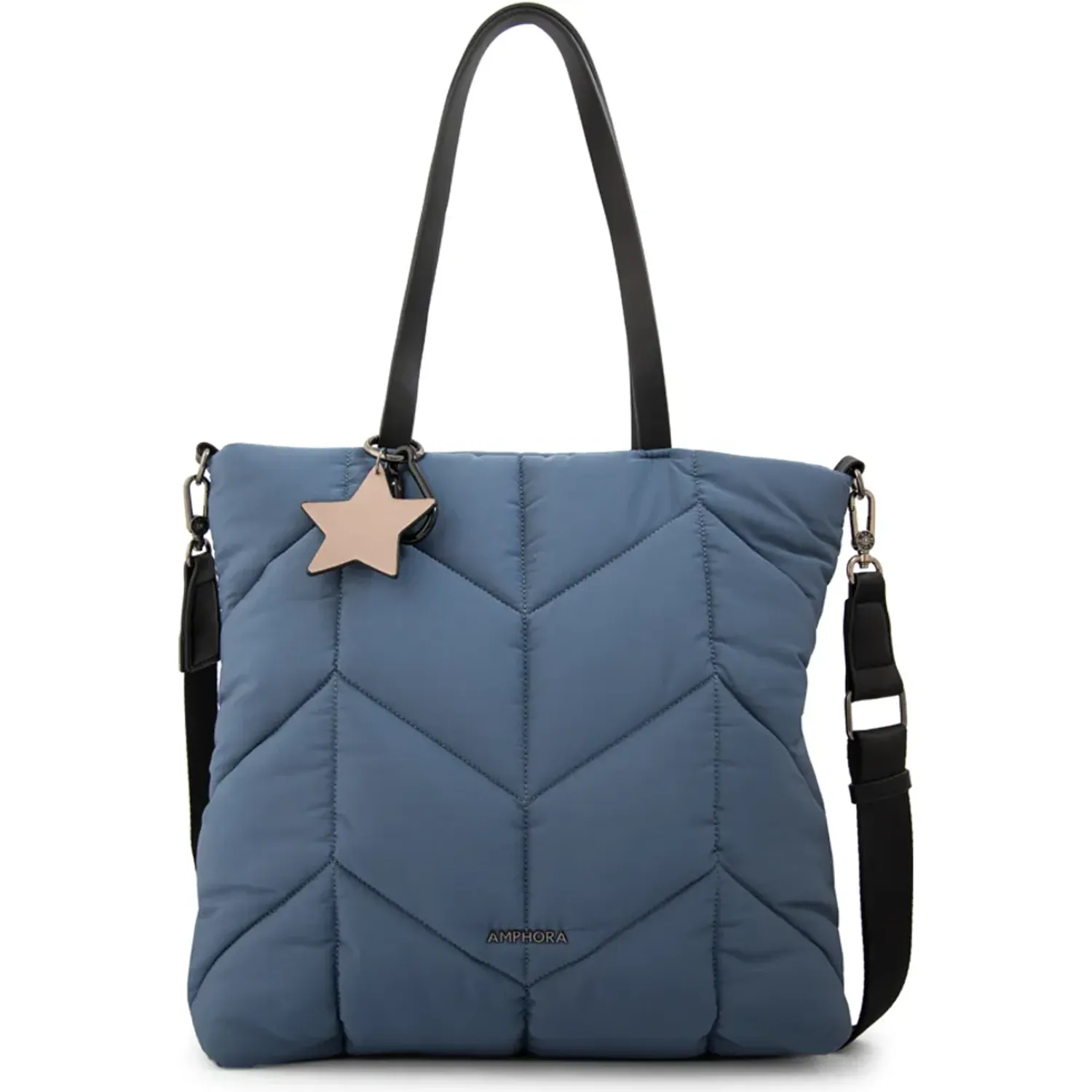 Cartera Amphora Mujer Novak color azul jeans | Platanitos