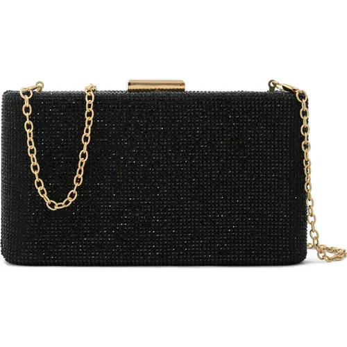 Cartera Amphora De Fiesta Mujer Oxidiana color negro | Platanitos