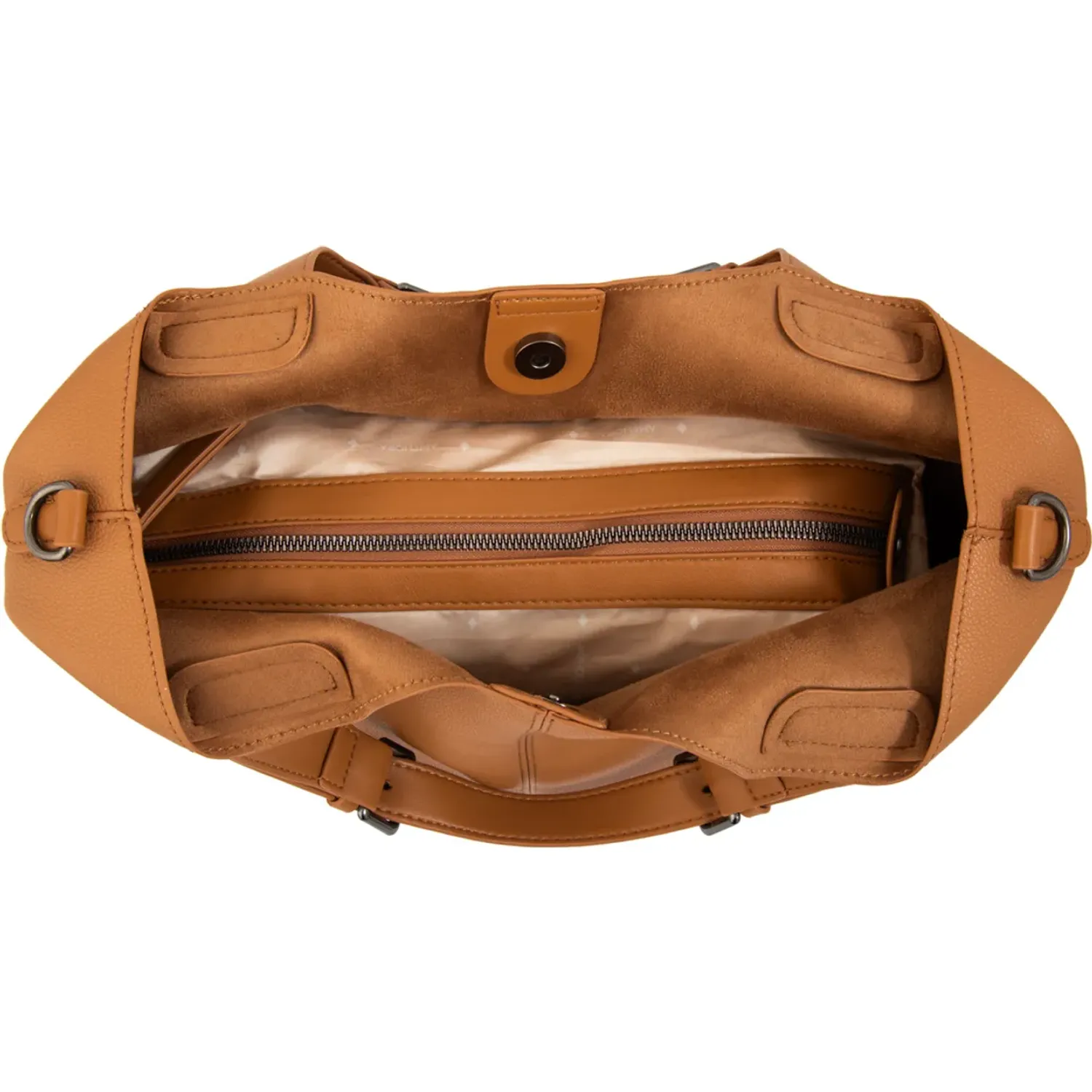 Cartera Amphora Mujer Regina color camel/ café claro | Platanitos