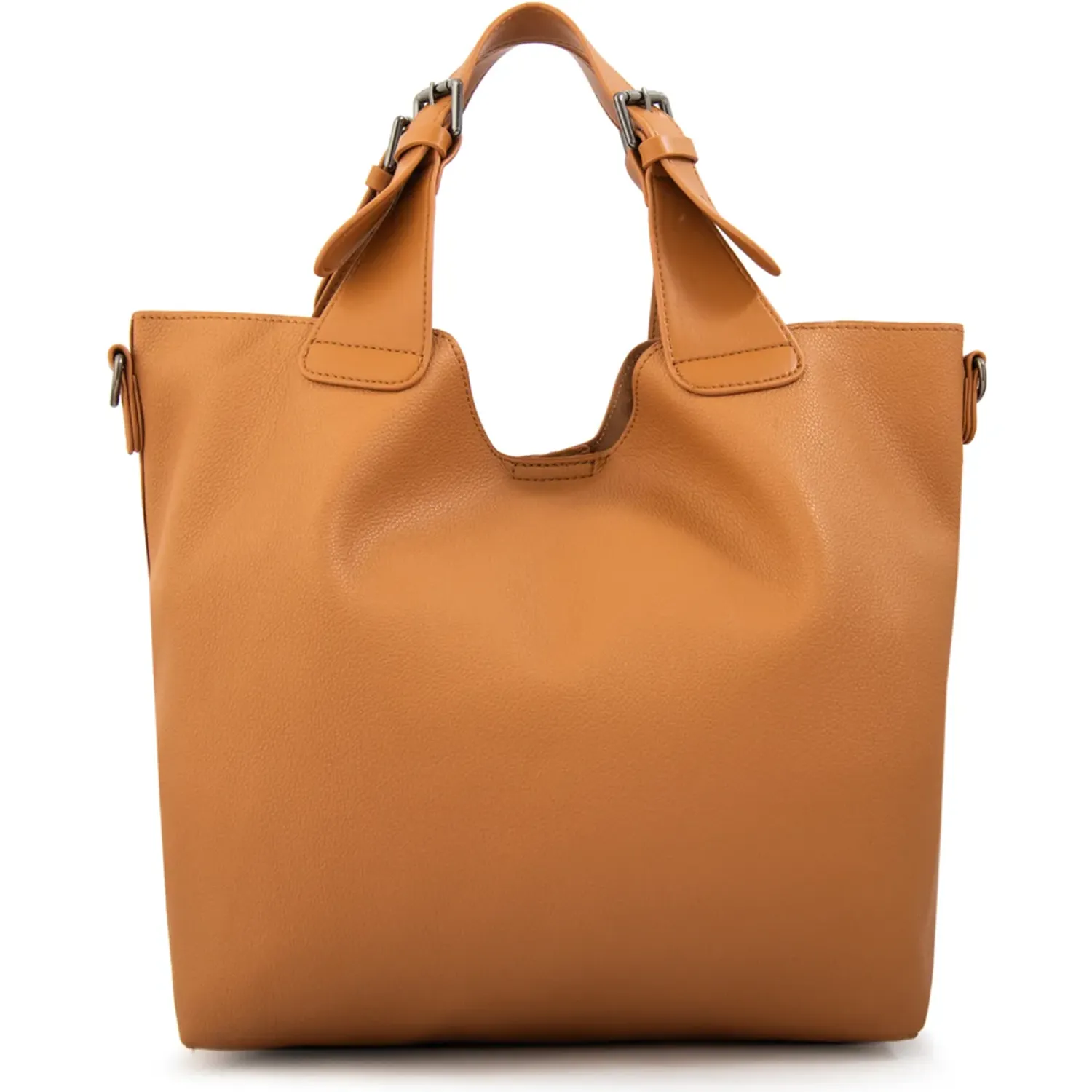 Cartera Amphora Mujer Regina color camel/ café claro | Platanitos