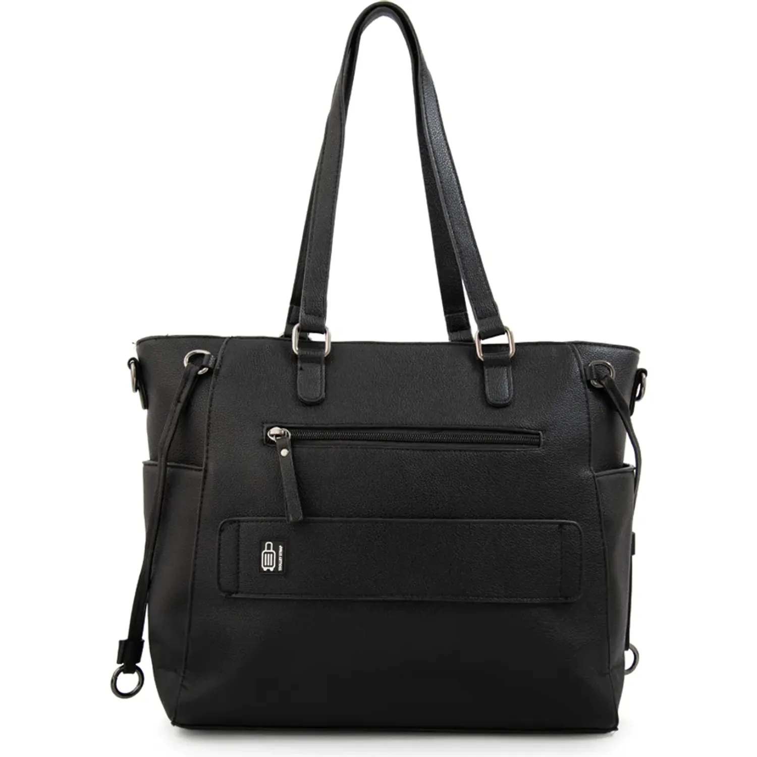 Cartera Amphora Porta Laptop Mujer Romina color negro | Platanitos