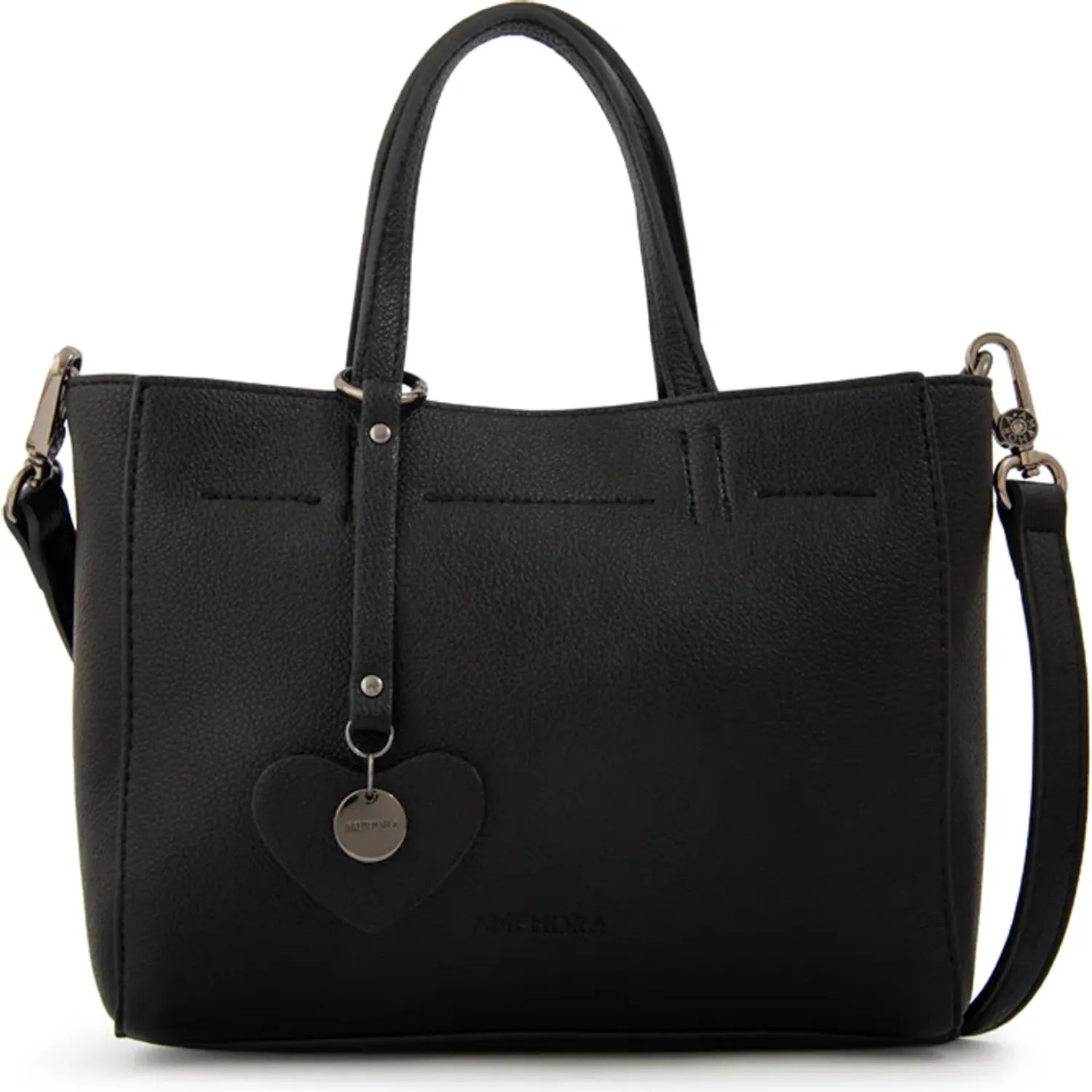 Cartera Amphora Mujer Victoria color negro | Platanitos