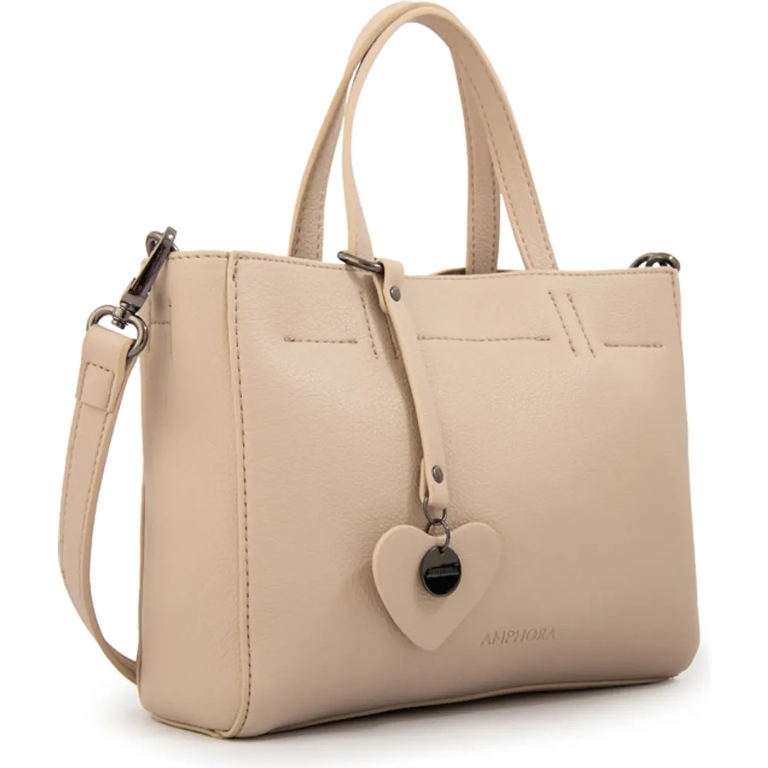 Cartera Amphora Mujer Victoria color beige | Platanitos