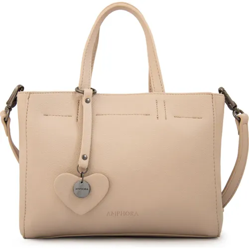 Cartera Amphora Mujer Victoria color beige | Platanitos
