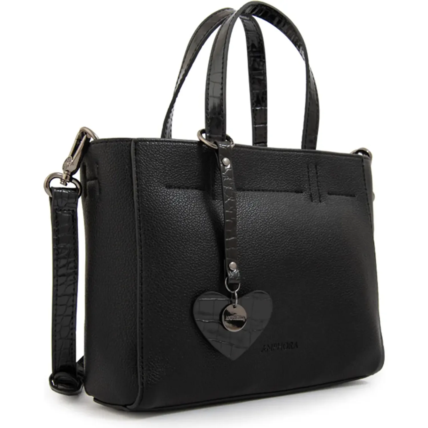 Cartera Amphora Mujer Victoria color negro | Platanitos