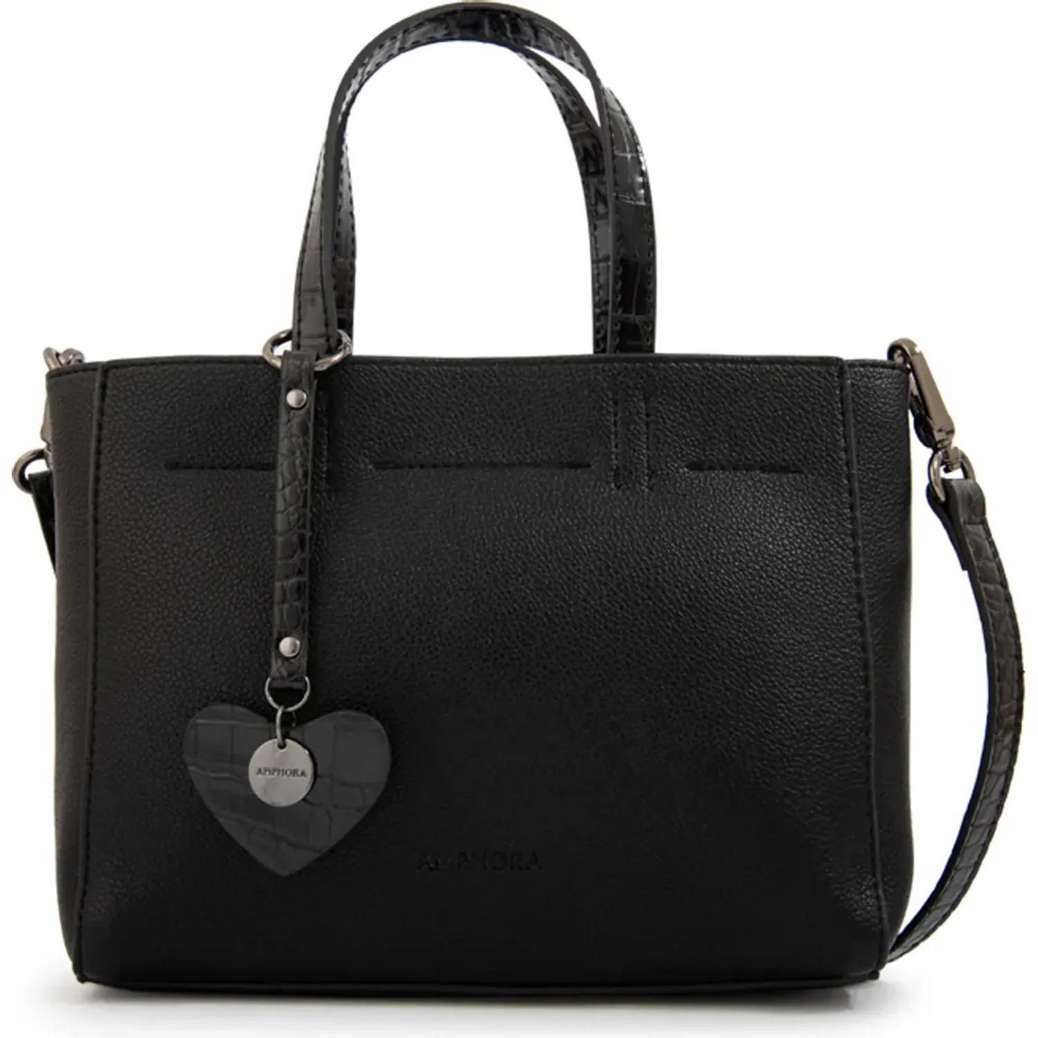 Cartera Amphora Mujer Victoria color negro | Platanitos