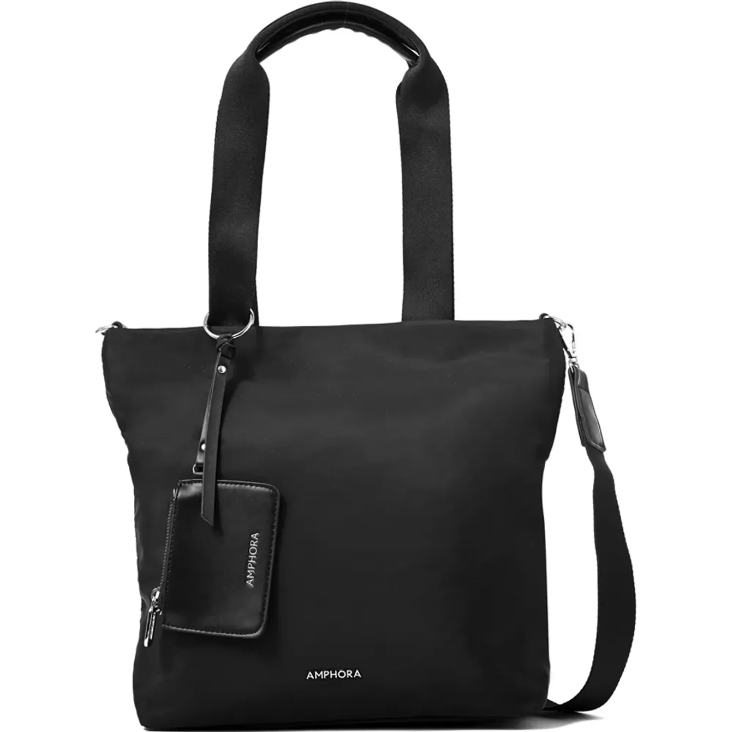 Cartera Amphora Mujer Zoe color negro | Platanitos