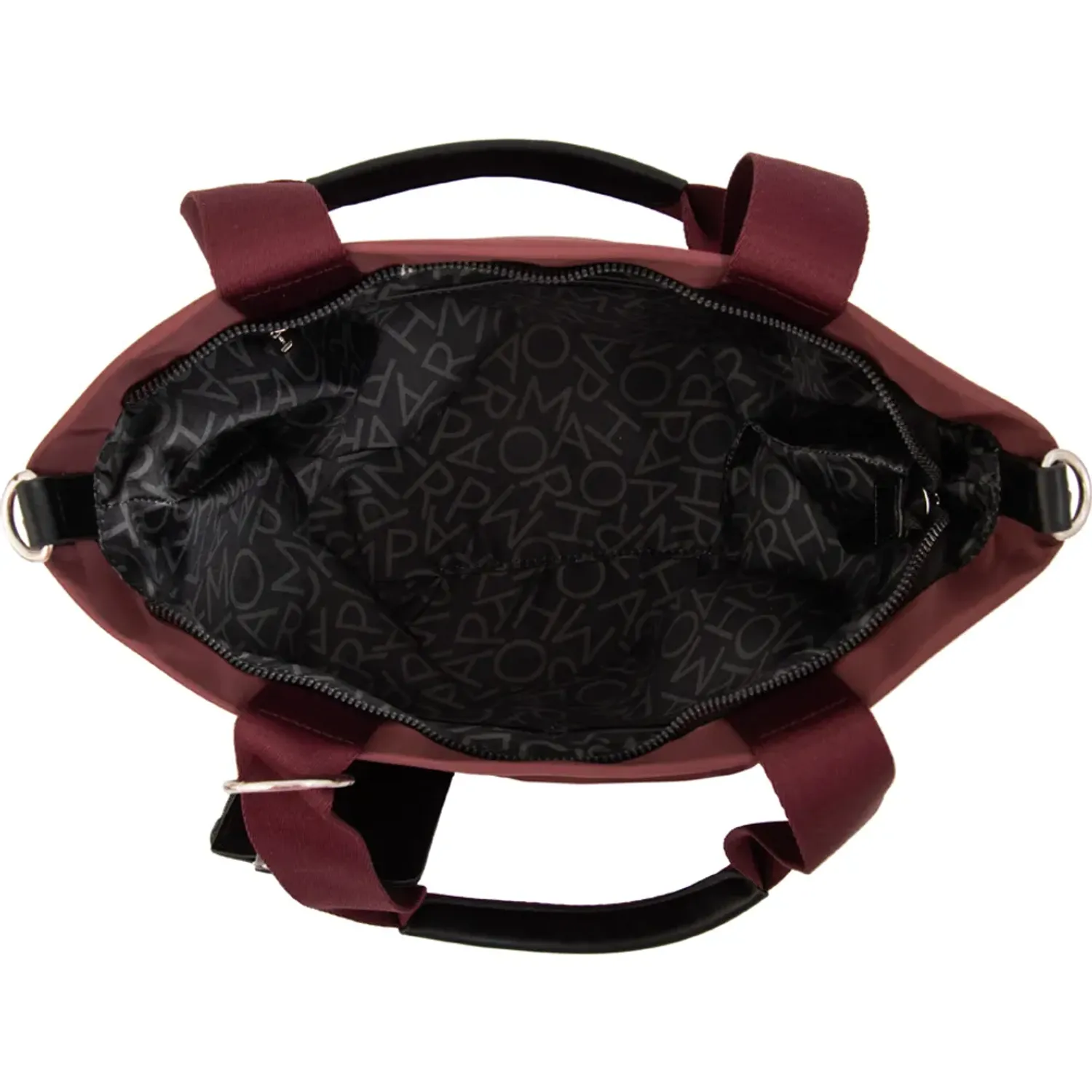 Cartera Amphora Mujer Zoe color burdeo/berenjena | Platanitos
