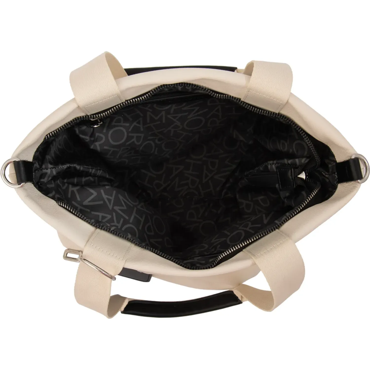 Cartera Amphora Mujer Zoe color blanco especial | Platanitos