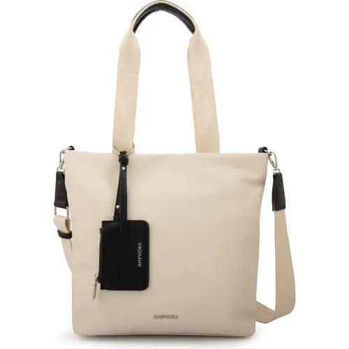 Cartera Amphora Mujer Zoe color blanco | Platanitos