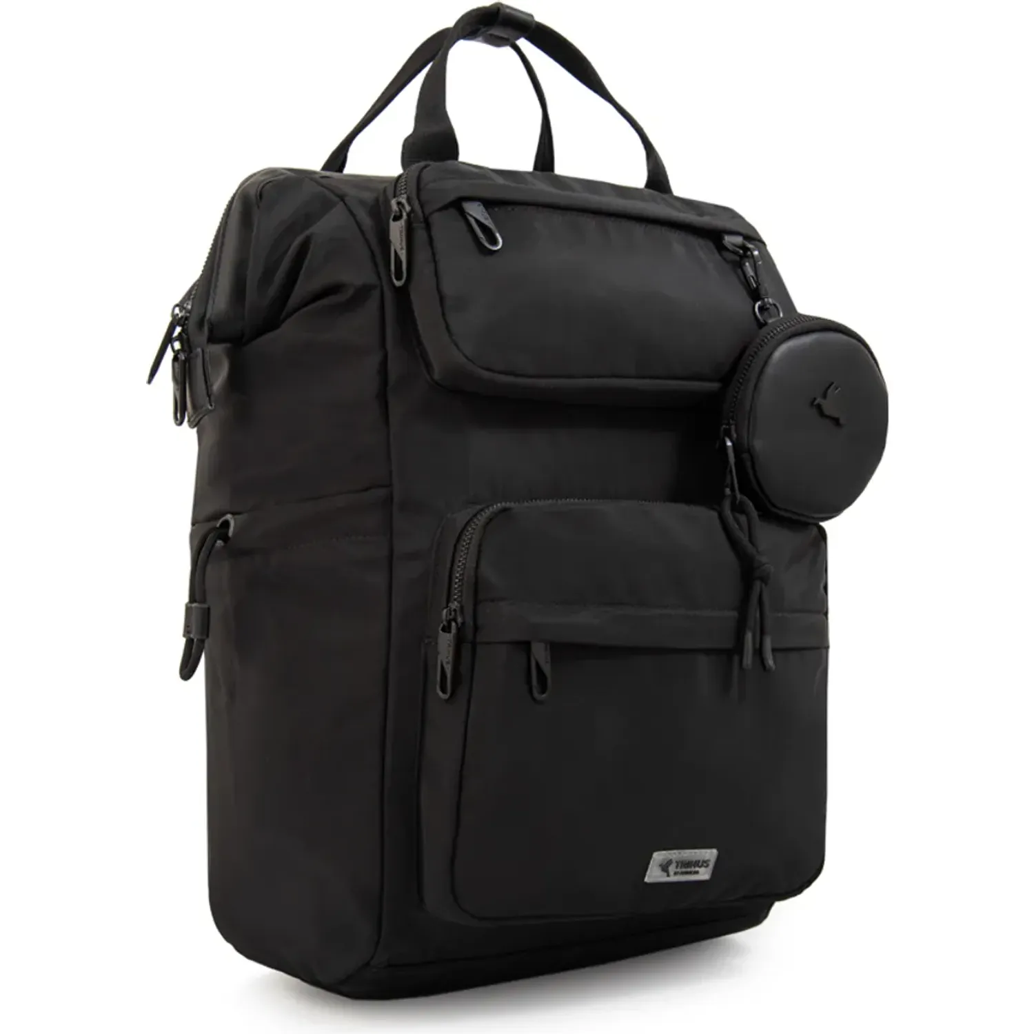 Mochila Amphora Porta Laptop 15  Mujer Pilar color negro | Platanitos