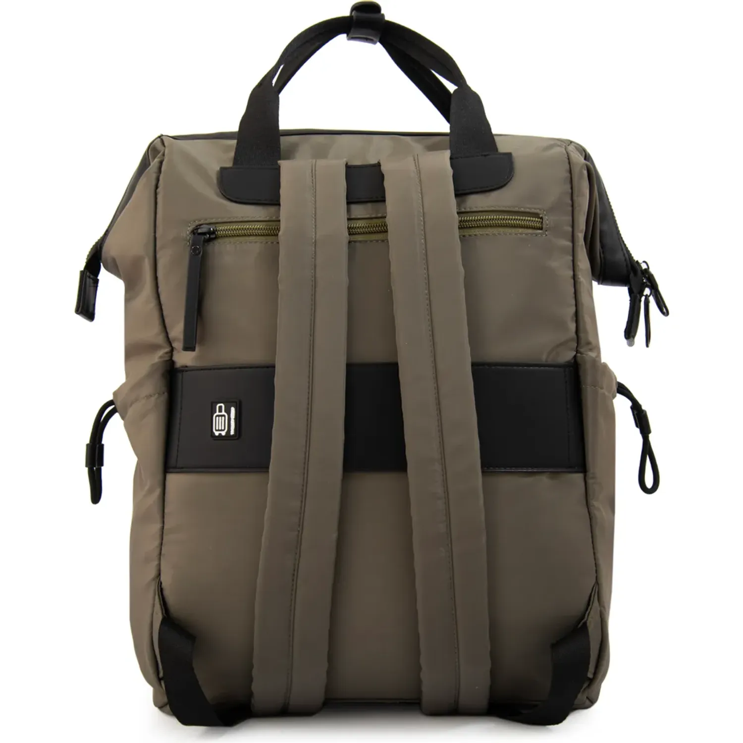 Mochila Amphora Porta Laptop 15  Mujer Pilar color verde oscuro/verde oliva | Platanitos