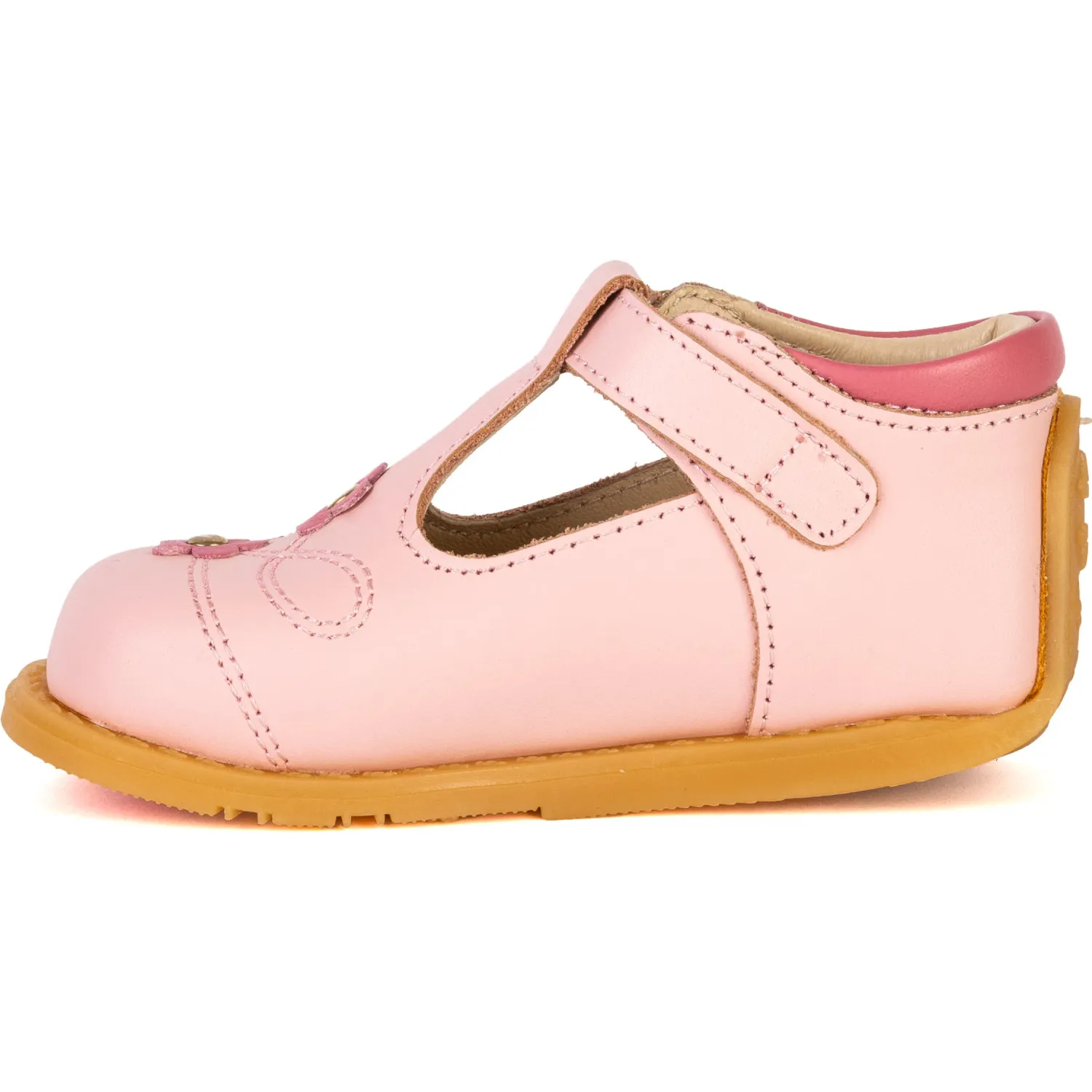 Zapatos Bubble Gummers Pibe Bebita Niña Cuero color rosado | Platanitos
