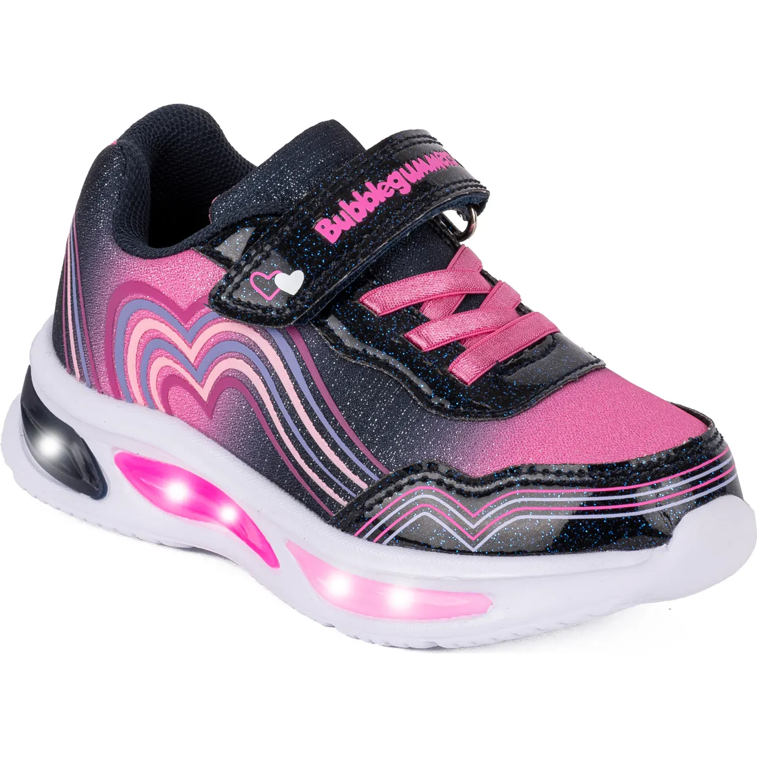 Zapatillas Bubble Gummers Urbanas Niñas Demian color navy-pink | Platanitos